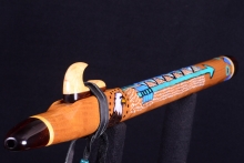 Mulberry Native American Flute, Minor, Mid F#-4, #G22C (4)